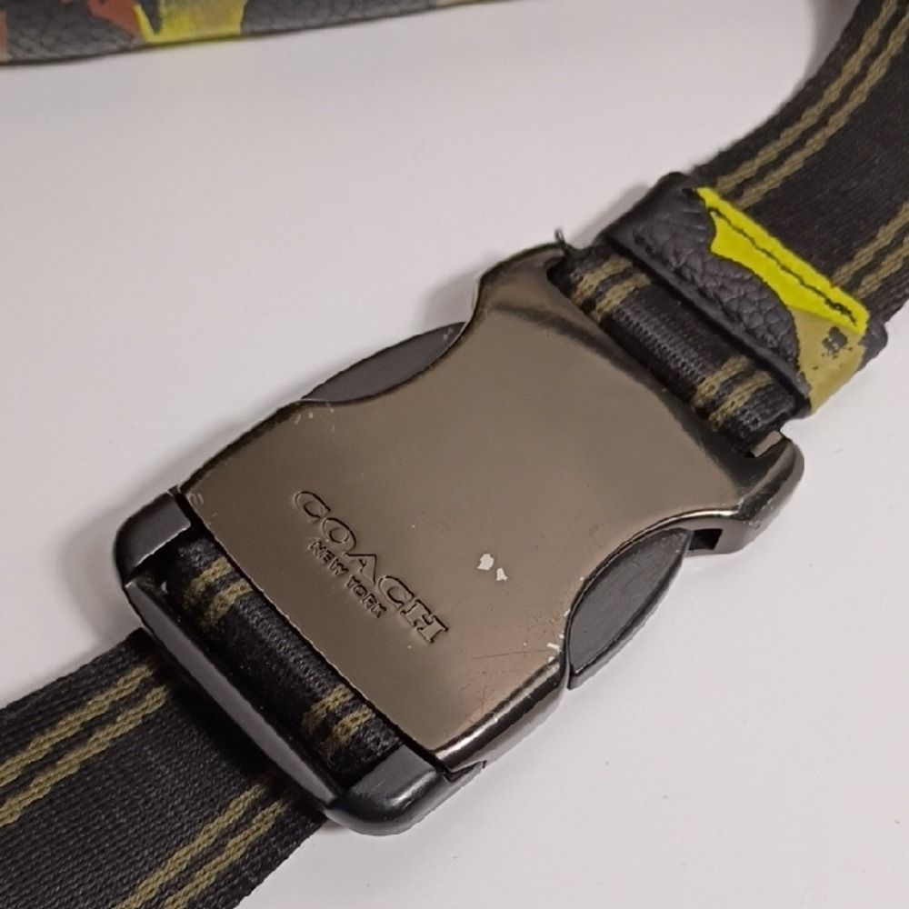 COACH Leatherware Camo Belt Bag Crossbody Bag‎ Urban Streetwear Fanny Pack6 - Picture 5 of 12